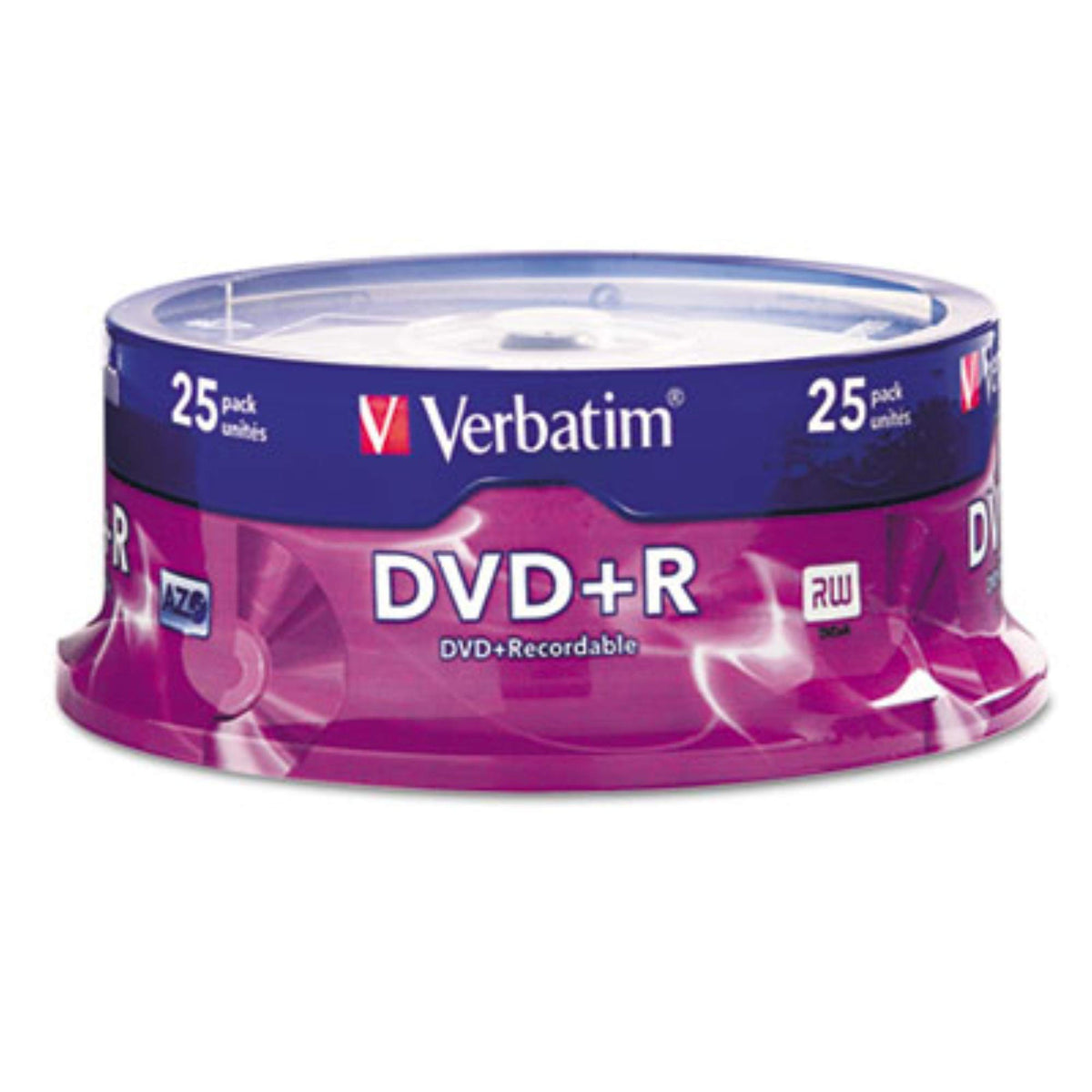 DVD+R Discs, 4.7GB, 16x, Spindle, Silver, 25/Pack