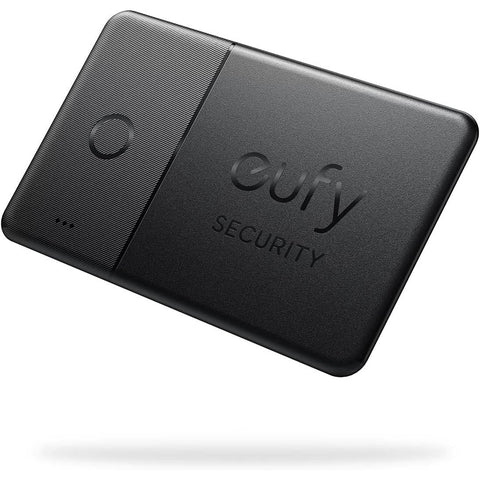 eufy Security SmartTrack Card E30 (Black, 1-Pack), Works with Apple Find My (iOS Only), Wallet Tracker, Phone Finder, Up to 3-Year Battery Life(Android Not Supported), Water Resistant