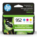 HP 952 Cyan, Magenta, Yellow Ink Cartridges (3-pack) | Works with Printer Series: OfficeJet 8702, HP OfficeJet Pro 7720, 7740, 8210, 8710, 8720, 8730, 8740 | Eligible for Instant Ink | N9K27AN