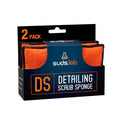 Suds Lab DS Microfiber Detailing Scrub Pad 2 Pack - Car Interior Cleaning & Detailing Microfiber Scrub Pads - Safe On Leather, Vinyl, Plastic, Etc.
