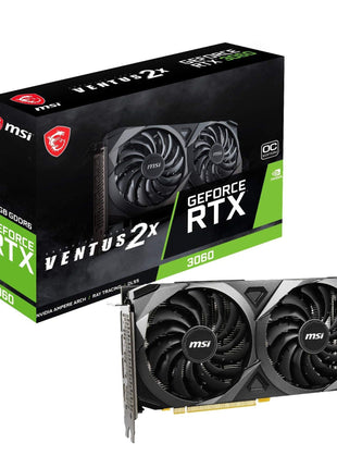 MSI Gaming GeForce RTX 3060 12GB 15 Gbps GDRR6 192-Bit HDMI/DP PCIe 4 Torx Twin Fan Ampere OC Graphics Card