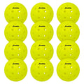 Franklin Sports Outdoor - X-40 Pickleball Balls - USA (USAPA) Approved - 12 Pack Outside - Optic Yellow - US Open Ball