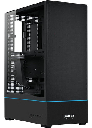 Lian Li SUP01 RGB Tempered Glass ATX Small Tower Computer Case, Black