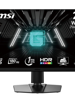 msi G272QPF E2 27-inch 2560 x 1440 (QHD) Computer Monitor, 180Hz, AMD Adaptive Sync, HDMI, DisplayPort, VESA, Tilt, Height Adjustable, Speaker, 1ms, Black