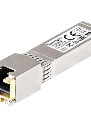 StarTech.com Cisco SFP-10GB-T-X Compatible SFP+ Module, 10GBASE-T, SFP to RJ45 Cat6/Cat5e, 10GE Gigabit Ethernet SFP+, 30m