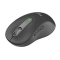 Logitech Signature M650 L Full Size Wireless Mouse - for Large Sized Hands, 2-Year Battery, Silent Clicks, Customizable Side Buttons, Bluetooth, Multi-Device Compatibility (Graphite)