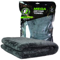 ExoForma Mega Car Drying Towel - Holds Up to 9 lbs, No Streaks, Scratches, or Water Spots | 1200 GSM Microfiber Double Twist Pile & Edgeless Design, 1 Quick & Effortless Dry - 24” x 36”
