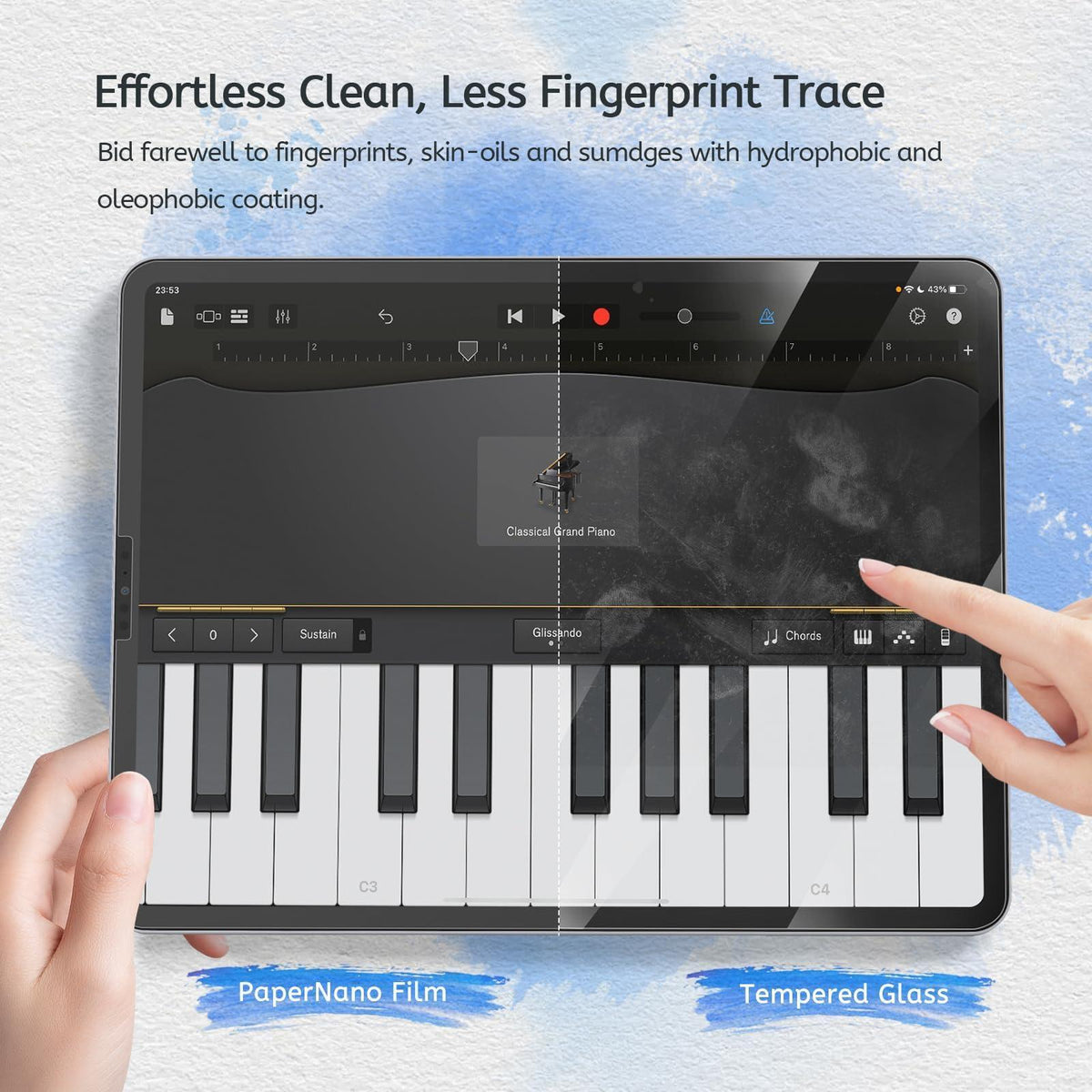 MOBDIK 2 Pack Paperfeel Screen Protector Compatible with iPad Pro 11 (2022&2021&2020&2018)/ iPad Air 5th & Air 4th Generation(10.9 Inch), Crafted for Natural Writing, Anti Glare, Easy Installation
