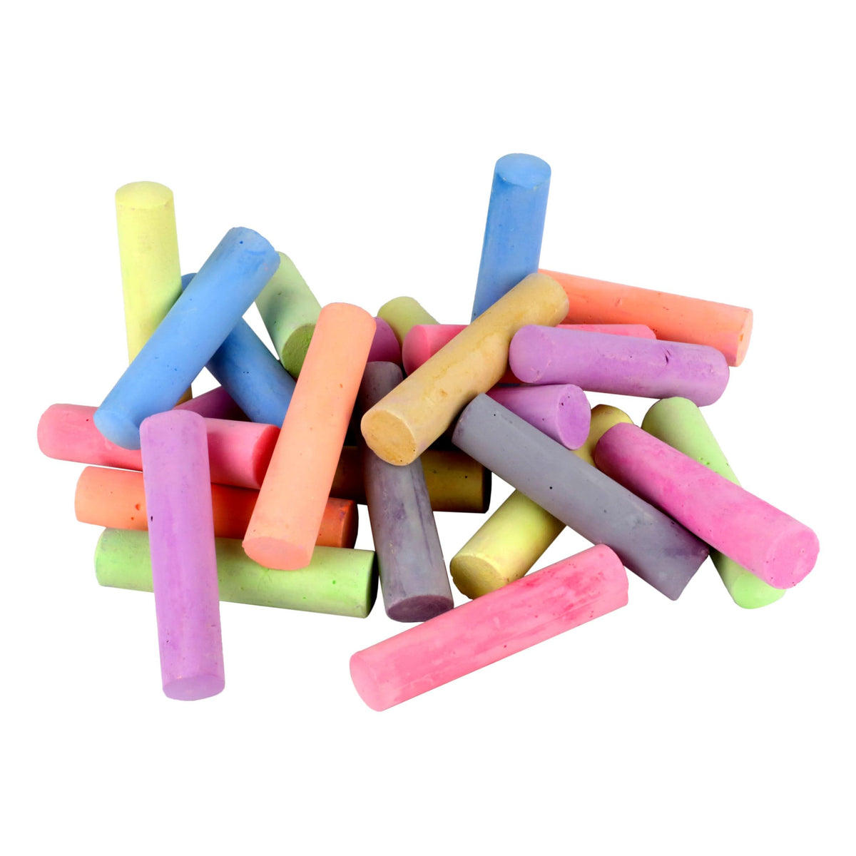 Kid Made Modern Non Toxic Sidewalk Chalk Bucket (24 Count) - Washable Colored Chalk Bulk Set for Kids and Toddlers Outdoor Games