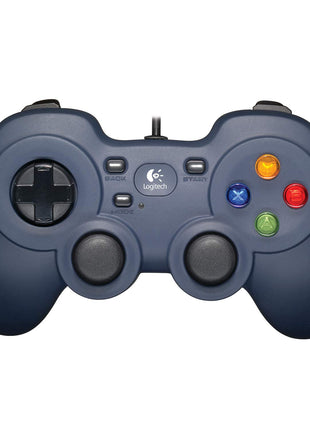 Logitech G F310 Wired Gamepad Controller Console Like Layout 4 Switch D-Pad PC - Blue/Black