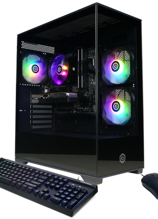 CYBERPOWERPC Gamer Master Gaming PC, AMD Ryzen 5 5500 3.6GHz, Radeon RX 6400 4GB, 16GB DDR4, 500GB PCIe Gen4 SSD, WiFi Ready & Windows 11 Home (GMA3100A)