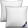 Utopia Bedding Throw Pillow Inserts (Pack of 2, White), 18 x 18 Inches Decorative Indoor Pillows for Sofa, Bed, Couch, Cushion Sham Stuffer