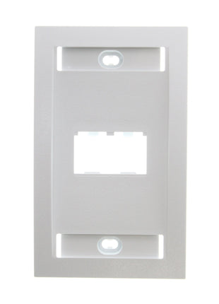 Panduit CFPE2WHY 1-Gang 2-Port Faceplate, White