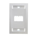 Panduit CFPE2WHY 1-Gang 2-Port Faceplate, White