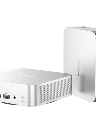 GEEKOM A6 Mini PC with AMD Ryzen 7 6800H (Beats 7730U/7640HS), 16GB DDR5 RAM (Upgradable), 1TB PCIe 4.0 SSD, Windows 11 Pro, USB4/8K/Wi-Fi 6E, Aluminium Design, Home Office & Multitasking Desktop PC