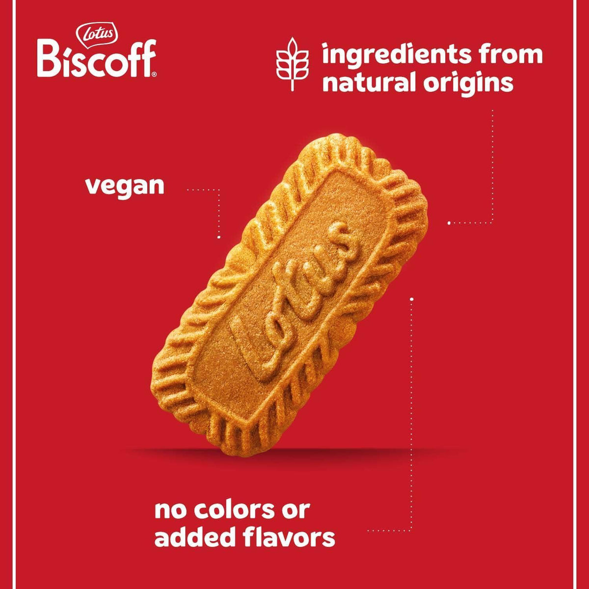 Lotus Biscoff Cookies- Caramelized Biscuit Cookies - 13.23 Ounce – non GMO Project Verified + Vegan
