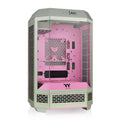Thermaltake Tower 300 Summer Edition Matcha Plum Micro-ATX Case; 2x140mm CT Fan Included; Supports Up to 420mm Radiator; Horizontal Display Capable; CA-1Y4-00SJWN-00; 3 Year Warranty