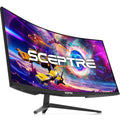 Sceptre 30-inch Curved Gaming Monitor 21:9 2560x1080 Ultra Wide/ Slim HDMI DisplayPort up to 200Hz Build-in Speakers, Metal Black (C305B-200UN1)