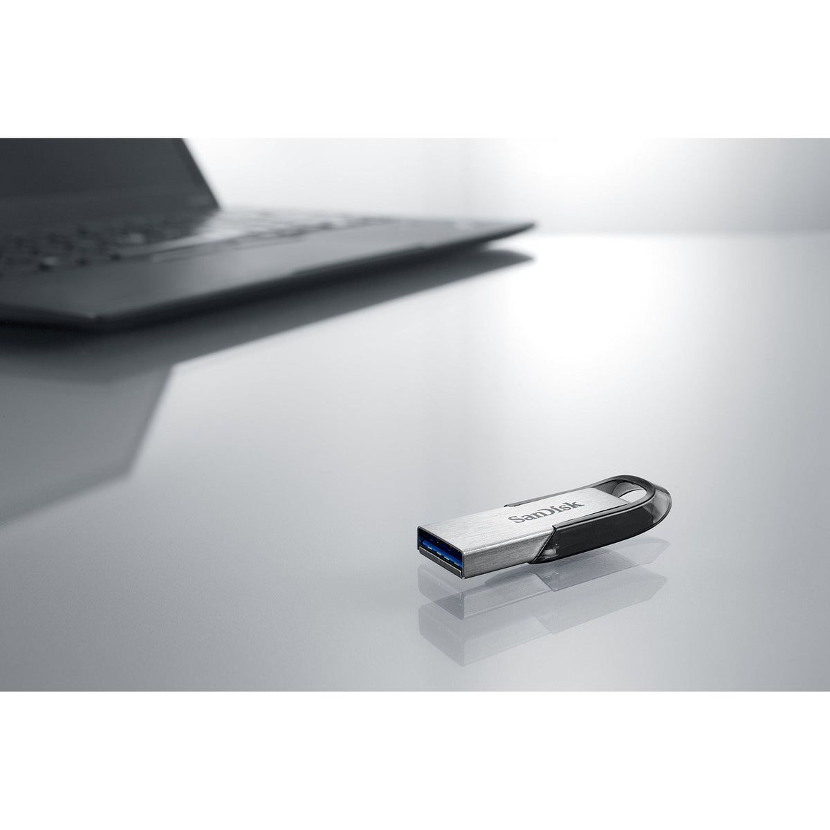 SanDisk 64GB Ultra Flair USB 3.0 Flash Drive - SDCZ73-064G-G46, Black