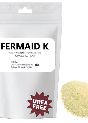 Fermaid K Yeast Nutrient   2 oz (56.7 g)   Make Wine Cider Mead Kombucha At Home   Sold by CAPYBARA Distributors Inc.
