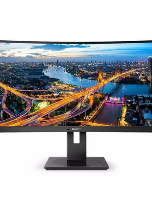 Philips 346B1C Ultrawide 34 inch Curved Monitor, UltraWide QHD 2K, USB-C and Built-in KVM Switch
