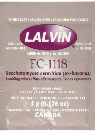 Lalvin Wine Yeast EC-1118 10pk