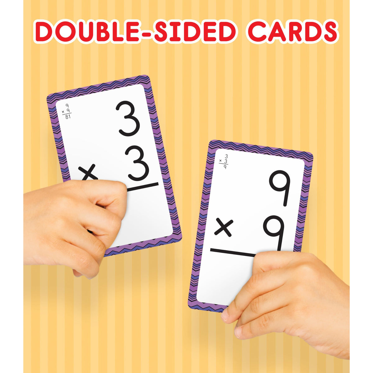 Carson Dellosa Division, Fractions, and Multiplication Flash Cards, 3 Sets of Flashcards, Math Games for Kids 8-12, 3rd Grade Mathematics Practice and Up