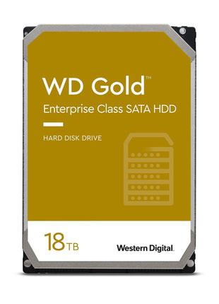 Western Digital 18TB WD Gold Enterprise Class Internal Hard Drive - 7200 RPM Class, SATA 6 Gb/s, 512 MB Cache, 3.5 inch - WD181KRYZ