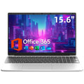 15.6 Inch Laptop with Office 365, 4GB RAM, 128GB Storage Expandable 1TB, 5205U Processor, HD Display, Windows 11 Laptops Computer, Wi-Fi 5, BT4.2, Numpad, Type-C, for Business and Students.