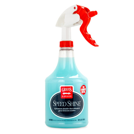 Griot's Garage Speed Shine for Car Detailing, Quick Detailer for All Exterior Surfaces, Trim and Wheels, Provides a Glossy Finish, 11146, 35 oz