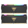Patriot Viper Steel RGB DDR4 RAM 64GB (2X32GB) 3200MHz CL18 1.35v UDIMM Desktop Gaming Memory Kit Compatible with XMP - PVSR464G320C8K
