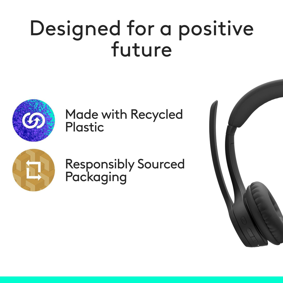 Logitech Zone 305 for Business, Wireless Bluetooth Headset with Microphone, for Google Meet, Google Voice, Zoom, Compatible with Windows, Mac, Chrome, Linux, iOS, iPadOS, Android