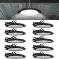 Sunco 10 Pack UFO LED High Bay Light, Shop Lights for Warehouse, Plug & Play, 19500 LM, 150W, 5000K Daylight, Power Cord Included, IP65 Waterproof Shatterproof Fixture UL