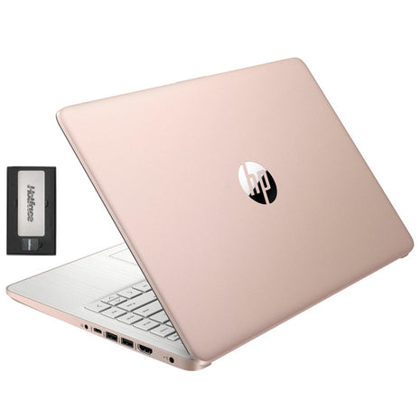 HP Stream 14 inch HD BrightView Laptop, Intel Celeron N4120, 16GB RAM, 416GB Storage (128GB eMMC + 288GB Docking Station Set), Intel UHD Graphics, 720p Camera, Wi-Fi, 1 Year Office 365, Win 11S, Gold
