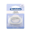 Beadalon French Wire, 0.70 mm / .028 in, Silver Plated, 1 Meter