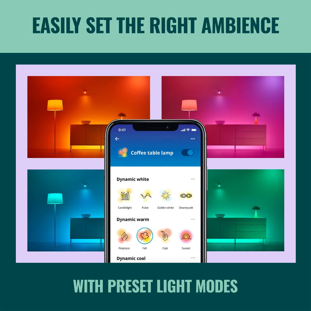 WiZ Connected 120W PAR38 Color LED Smart Light Bulbs - Connects to Your Wi-Fi - E26 Smart Bulb - Control with Voice or App + Activate with Motion - Matter Compatible - 1 Pack