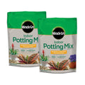 Miracle-Gro Indoor Potting Mix, Blended for a Variety of Houseplants, Feeds for up to 6 Months, 6 qt., 2-Pack