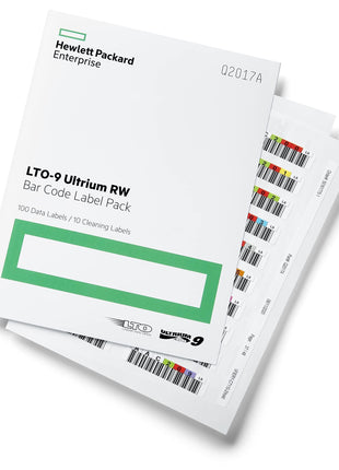 Hewlett Packard Enterprise HPE LTO-9 Ultrium RW Bar Code Label Pack