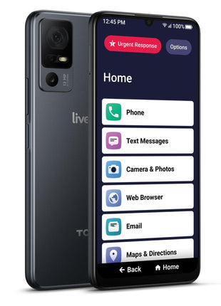 LIVELY Jitterbug Smartphone for Seniors, No SIM Needed, Smart4 | Smartphone for Seniors with No SIM Needed, Requires an Activated Phone Plan, Not Compatible with Other Carriers