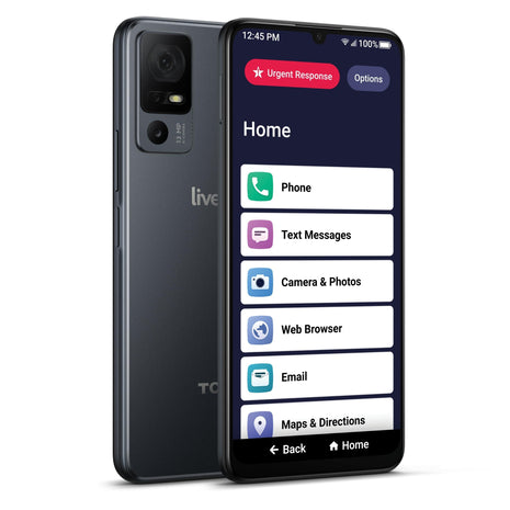 LIVELY Jitterbug Smartphone for Seniors, No SIM Needed, Smart4 | Smartphone for Seniors with No SIM Needed, Requires an Activated Phone Plan, Not Compatible with Other Carriers