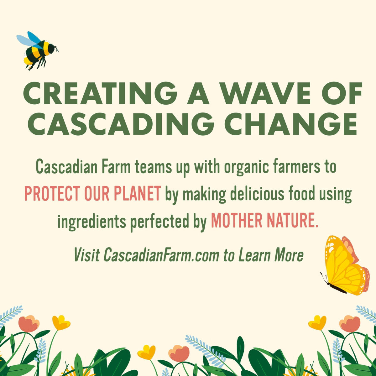 Cascadian Farm Organic Granola, Oats and Honey Cereal, Resealable Pouch, 11 oz
