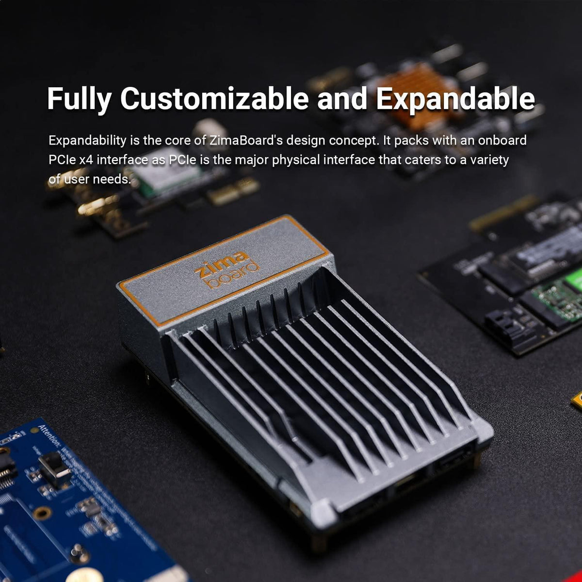 ZimaBoard Single Board Server X86 Hardware Router | Personal Cloud | 4K Media Server - SATA 6.0 Gb/s for HDD/SSD PCIe x4 - UHD Output - Pre-Installed CasaOS (ZimaBoard 232 2G/32G)
