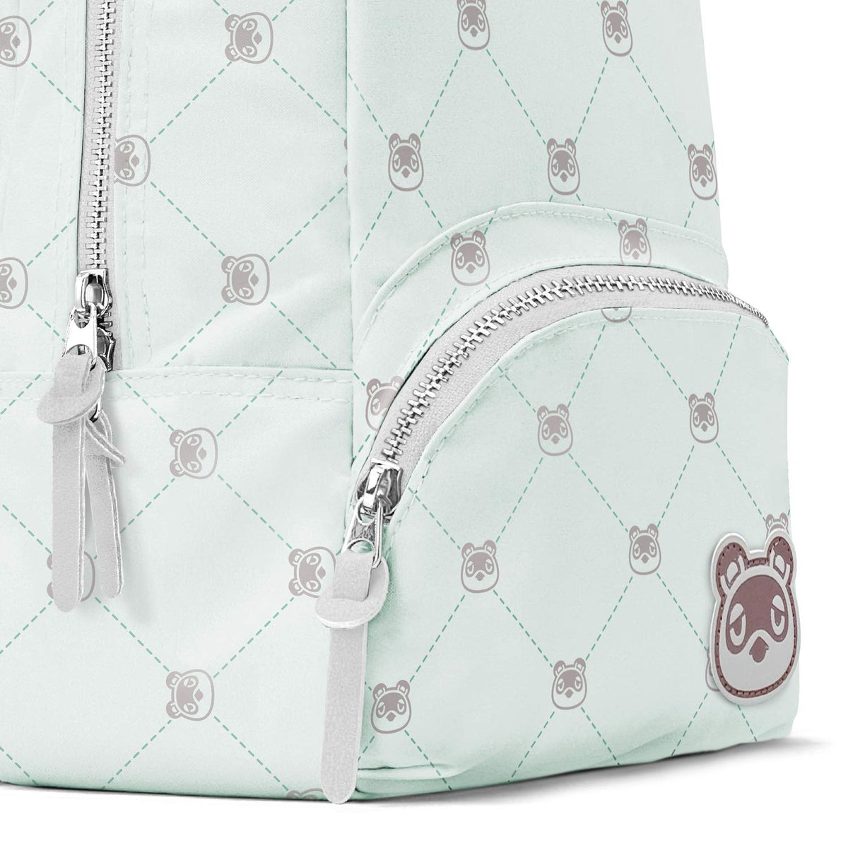 Controller Gear Animal Crossing - Small Backpack Mini Bookbag Travel Bag for Console & Accessories - Tom Nook Quilted