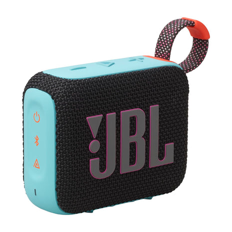 JBL Go 4 - Ultra-Portable Bluetooth Speaker - Black | Ultra-portable JBL Pro Sound with punchier bass, Up to 7 hours of playtime plus 2 hours with Playtime Boost