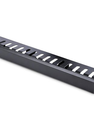 StarTech.com Horizontal 1U Server Rack Cable Management Finger Duct w/ Cover - 19 inch Network Rack Wire Duct Raceway Panel - Slotted Wire Duct (CMDUCT1UX)