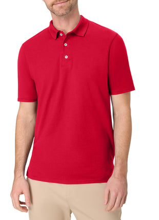Hanes mens X-temp Performance Polo, Cotton Blend Sport Shirt for Men With Odor Control