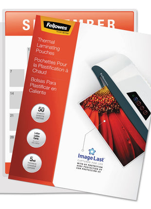 Fellowes Laminating Pouches with UV Protection, 5mil, 11-1/2 x 9, 100/Pack