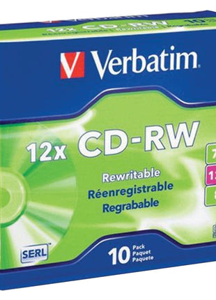 Verbatim VER95156 CD-RW Discs