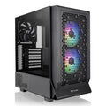 Ceres 330 TG ARGB Black Mid Tower E-ATX Case Supports Hidden-Connector Motherboard; Preinstalled 2 x CT140 ARGB Fans; Rotational PCIe Slots; CA-1Y2-00M1WN-01; 3 Year Warranty