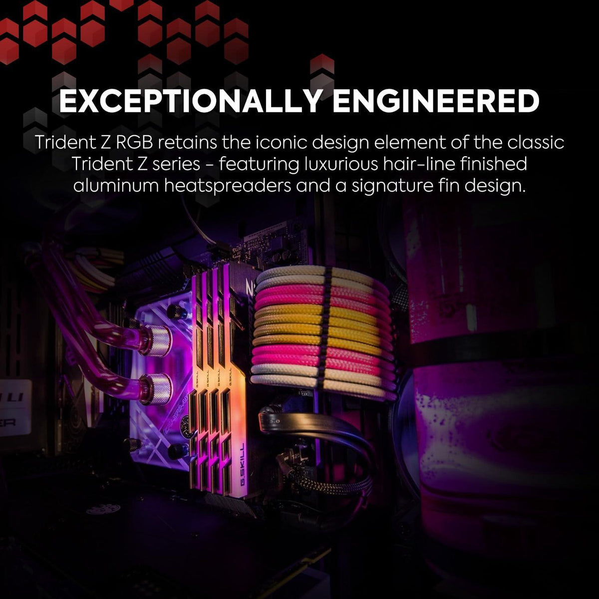 G.SKILL Trident Z RGB Series (XMP) DDR4 RAM 32GB (2x16GB) 4000MT/s CL18-22-22-42 1.40V Intel AMD Desktop Computer Memory UDIMM (F4-4000C18D-32GTZR)